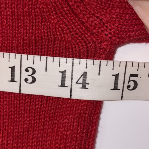 Izod Boys Red High Neck 1/4 Zip 100% Cotton Rib Knit LS Cozy Sweater Sz 4/5 - Picture 8 of 10