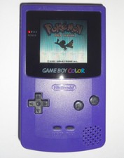 NEW GLASS SCREEN LENS Nintendo Game Boy Color grape Purple Handheld System