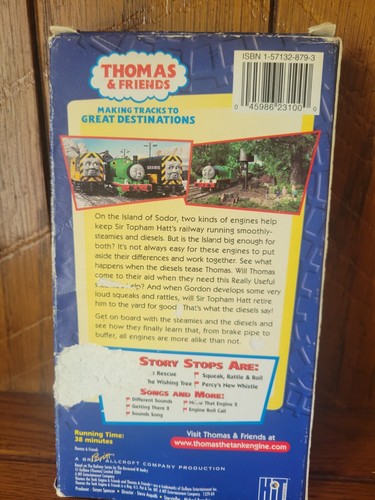 Thomas the Tank Engine & Friends Steamies vs Diesels VHS Video Tape Train RARE! - Picture 7 of 10
