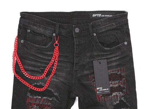 GFTD LOS ANGELES HERREN SKINNY Distressed Stretch JEANS GR 36 - Bild 3 von 6