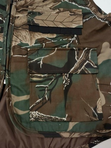 Northwest Territory Adult M Camouflage Vest Game Bag Lots of Pockets Zip - Picture 3 of 12