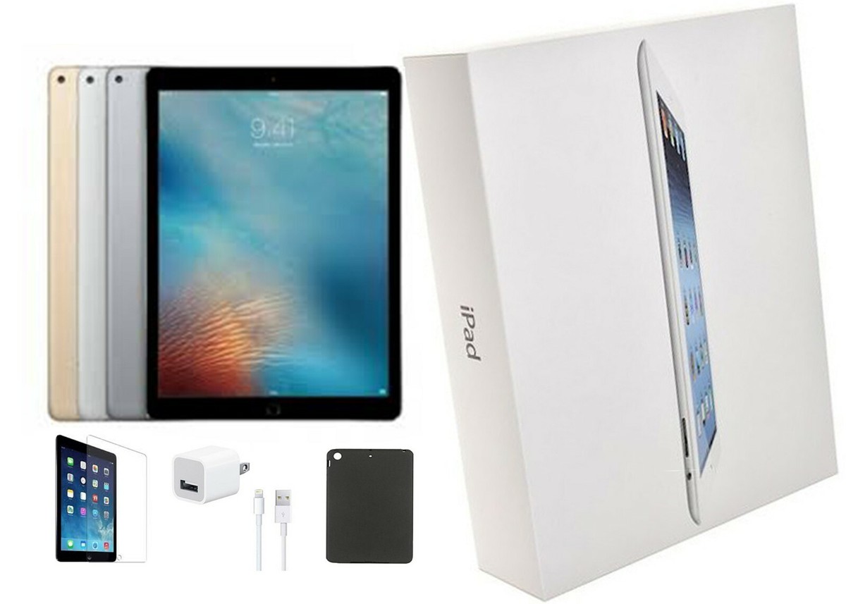 Apple iPad 5/6/Airs/Pros - Silver/Gold/SpaceGray, WiFi Only