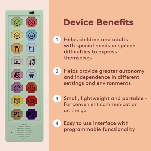 AAC Communication Device for Speech Therapy, Non Verbal Autism & Stroke Rehab. A - Picture 6 of 12