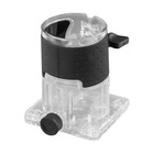 Brandneu Router Base 95*83*106mm Kunststoff Schutz Abdeckung Transparent/Schwarz