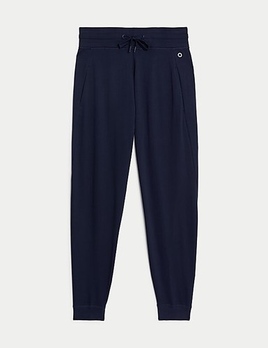 M&S Goodmove Joggers Ladies Cotton Rich Sports Pant Super Soft cuffed pants 600 - Picture 5 of 10
