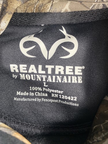 Realtree Hoodie Girls Large Sweatshirt Turquoise Camo Hunting Fishing Outdoor - Picture 4 of 14