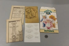 UNUSED Butterick 391 Cabbage Patch Kids Clothing Pajamas Costumes Uncut Decals