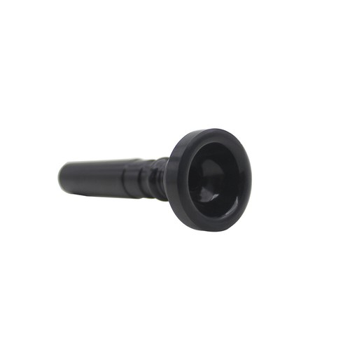 1PZ Boccaglio Tromba Cavalleria ABS Plastica Nero Bianco Cavalleria Bugle Parte - Foto 5 di 8