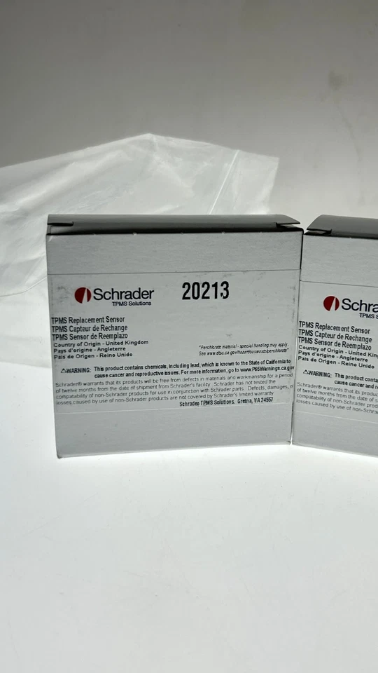 CONJUNTO DE 4 BRAÇADEIRAS DE SENSOR TPMS em 433MHz genuíno Schrader automotivo 20213 - Imagem 2 de 3