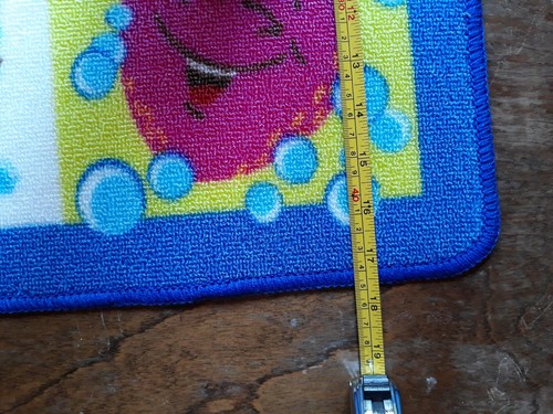 Vintage Avon Fruit Shower Bubbles Bathroom Floor Non-Slip Carpet Bath Mat 26x18 - Picture 5 of 12