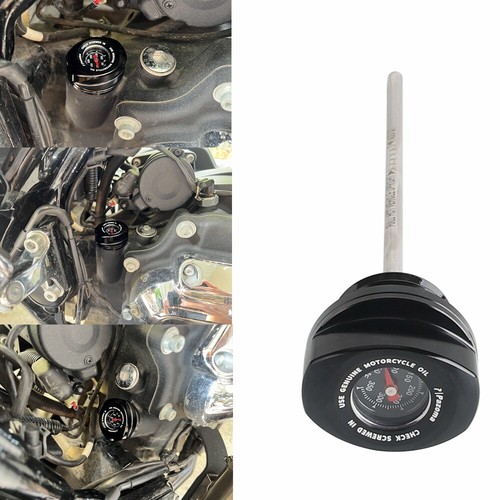 1x Oil Dipstick With Temperature Gauge For Harley '17-Up Touring FLHR FLHX FLTRX - Imagen 1 de 11