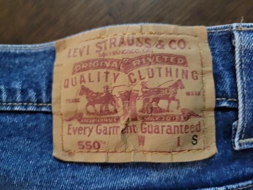 Jeans Levis 550 2000 vintage para mujer 10 regular 30x28 azul cónico relajado tiro alto - Imagen 7 de 13