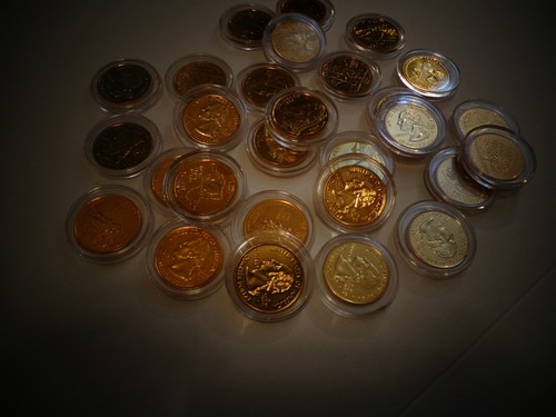 24 KT vergoldete State Quarter, 25 Cent Stempelglanz in Kunststoffkapsel. - Bild 5 von 5