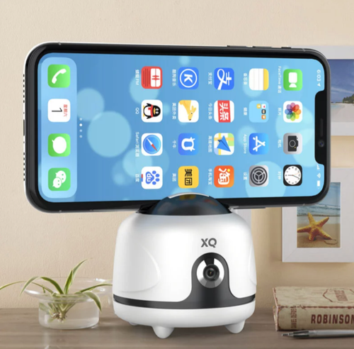 XQISIT Treppiede Face Tracking Camera Supporto senza APP - Bianco - Foto 9 di 9