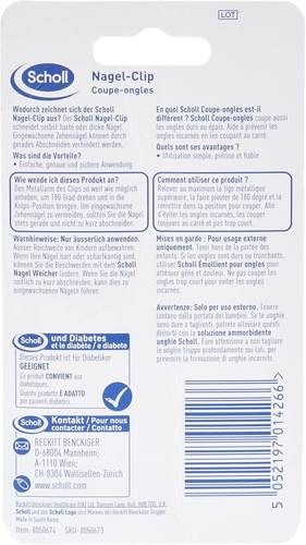 Nagel-Clip Nagelknipser Fußnägel Hebelsystem Schneidet harte Nägel präzise - Bild 3 von 11