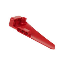 1x Lego Technic Panels Fairing 6 Red Long Lines Side B 9394 64393pb021