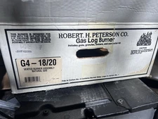 RH Peterson Real Fyre G4 18/20 Vented Triple T Gas Log Burner LP 50,000 BTU NOS