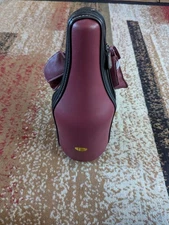 Caddy O Genuine Leather Wine Carrying Tote Set Chiller Zip Burgundy Leather NEW