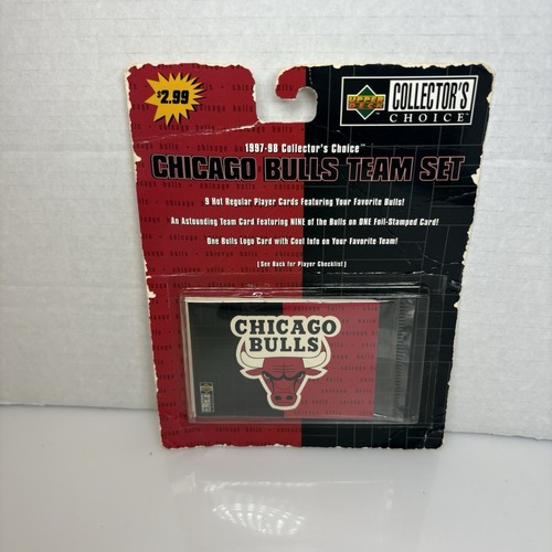 UPPERDECK CHI. BULLS 97-98 TEAM SET W/JORDAN-PIPPEN NEW UNOPENED