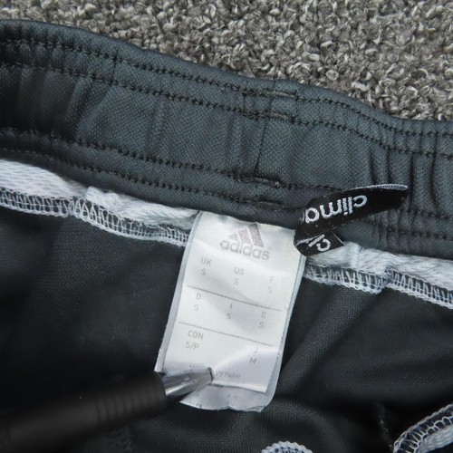 Pantalones Adidas Para Hombre Pequeños ClimaCool 3 Rayas Cremallera Tobillo Pista Joggers Cónicos - Imagen 12 de 12