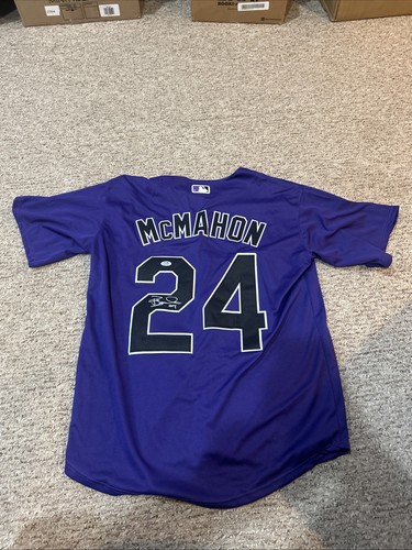 COLORADO ROCKIES- RYAN MCMAHON SIGNED AUTOGRAPH JERSEY PSA COA - Picture 2 of 9