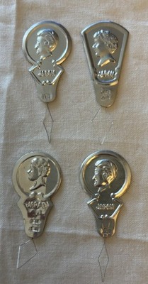 4 Old Classic 1960's Japan Vintage Aluminum Sewing Needle Threader