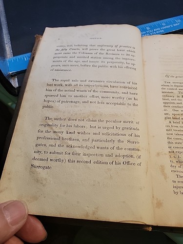 1830Law Book Ecclesiastical Law, Executor And Administrators Guide. G.J.Loomis. - Picture 10 of 22