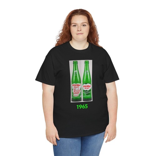Retro - Kickapoo Joy Juice Applied Color Label Green Bottle Unisex Cotton Tee - Picture 9 of 157