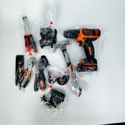 BLACK+DECKER 20V MAX Drill & 59-Piece Home Tool Kit | Compact & Portable - Picture 7 of 13