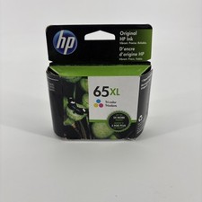 HP 65XL Genuine/Original Tri-Color Ink Cartridge EXP Sept /2021, Still Sealed