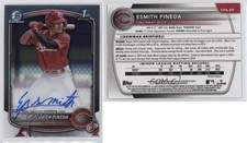 2025 Bowman Chrome Prospect Auto Esmith Pineda #CPA-EP Auto