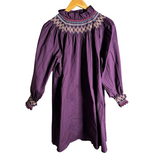 Pomander Place Wrenley Dress Plum Size L - Picture 5 of 7