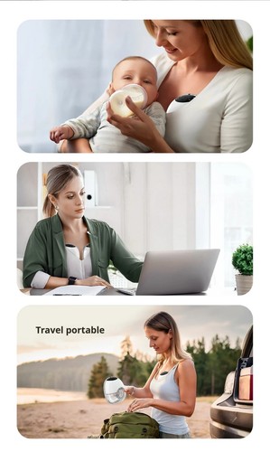 Wearable Breast Pump Portable Hands Free Electric Milk Feeding 4 Modes 12 Level - Picture 11 of 17