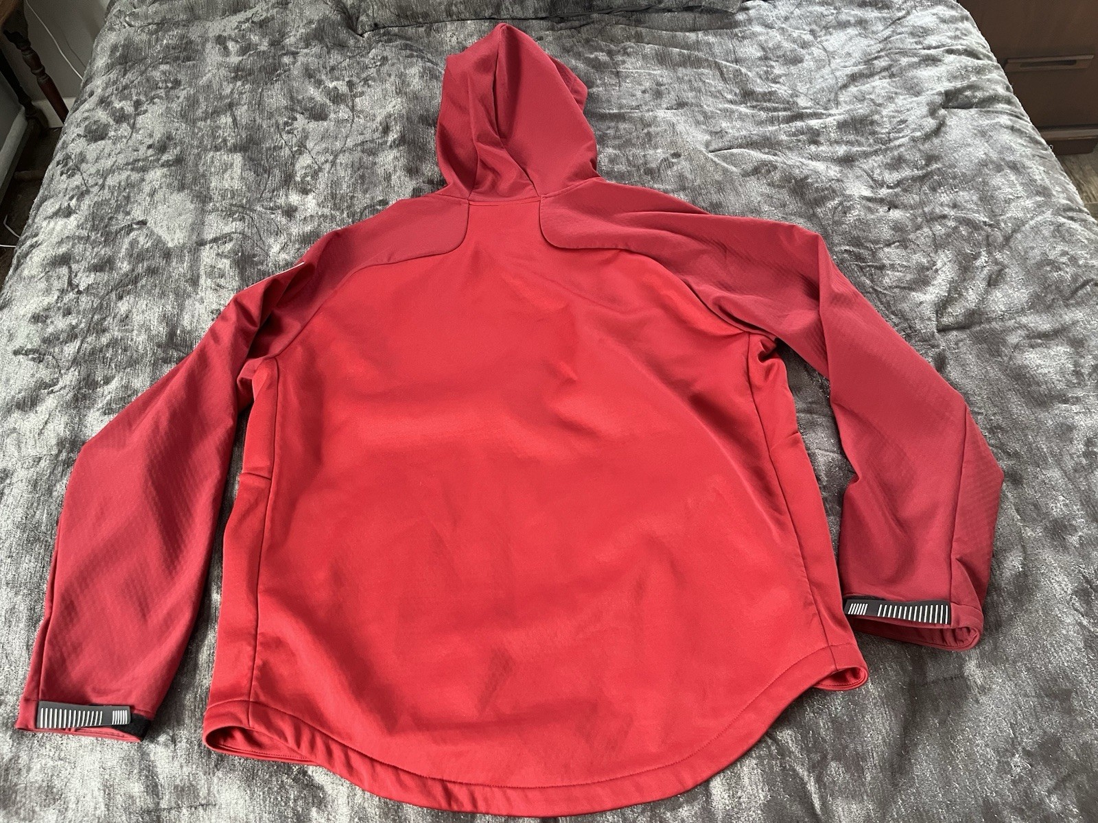 Men’s Nike On Field Alabama Crimson Tide Hooded Jacket, Xl Therma Fit Full Zip thumbnail 4