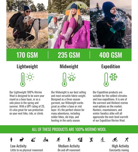 Vielseitige Damen Merinowolle Thermohose - XS bis 3XL - weicher Komfort - Bild 9 von 9