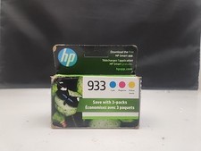 HP Genuine Tri-Color 933 Cyan/Magenta/Yellow Original Ink Cartridge Mar 2024 *