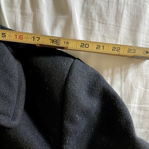 US Navy Men's Enlisted Black Wool Pea Coat - Size: 44XL - 8405-01-154-5799 -Used - Picture 6 of 8