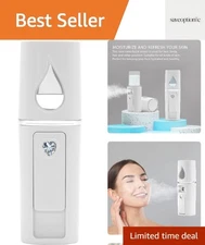 20ml Portable Facial Steamer with Nano Mist Technology & Easy USB Recharge