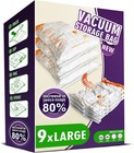 STORAGE MASTER Space Saver Bags for Travel and Home Reusable Vacuum Storage Bags