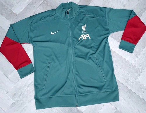 Liverpool FC Trainingsjacke Herren Größe L Offiziell Lizenziert GRÜN LFC NIKE