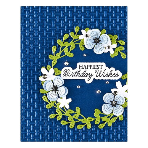 Spellbinders BetterPress Platten- & Matrizen-Set von Suzanne Hue - Geburtstagswünsche Spruch - Bild 4 von 4