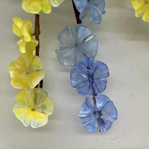 ¿Murano italiano vintage? Arreglo floral de vidrio soplado a mano de arte veneciano - Imagen 11 de 16