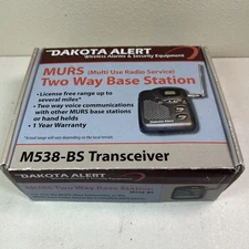Dakota Alert MURS Wireless 2-Way Base Station Radio M538-BS Transceiver 
