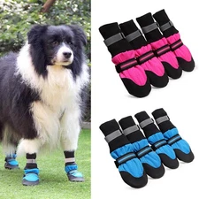 Protective Dog Booties for Outdoor Use Slip Proof Paw Protection in Multiple Siz