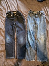 2X Levi Strauss Kids 511  512 Jeans Boys Size 7 Slim Fit Denim
