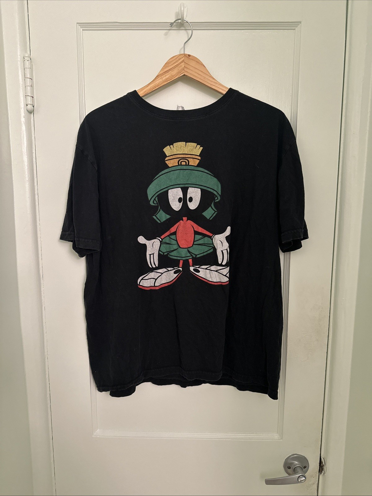 Vintage Marvin The Martian T Shirt Short Sleeve Looney Tunes Sz XXL
