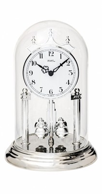 Mantel-clock with quartz movement, anniversary clock from AMS AM J1206 NEW