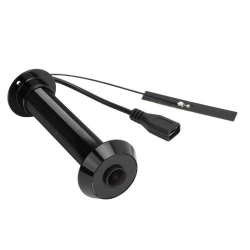 Black WiFi Door Peephole Camera 2.4G 5G 1080P HD Wide Angle Lens 2 Way Talk TU - Picture 6 of 12