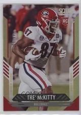 2021 Score Rookies Gold Zone 40/50 Tre' McKitty #389 10k8