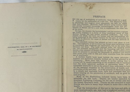 Antique 1917 / ‘28 Primary School Books ~ State of Kansas ~ Physiology / English - 第 14/15 張圖片